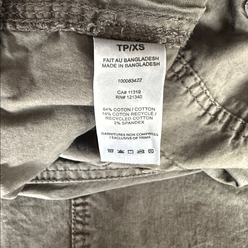 Garage Women's Harlowe Charcoal Parachute Cargo Pant~XS - Picture 5 of 12